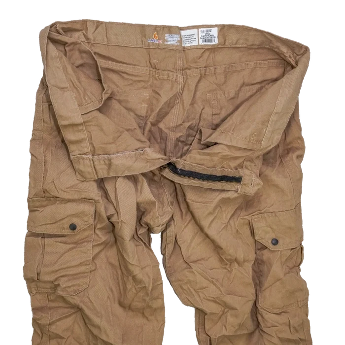 LAPCOFR Khaki Cargo Trousers - 38x34, Large - Army & Outdoors - Cargo Trousers