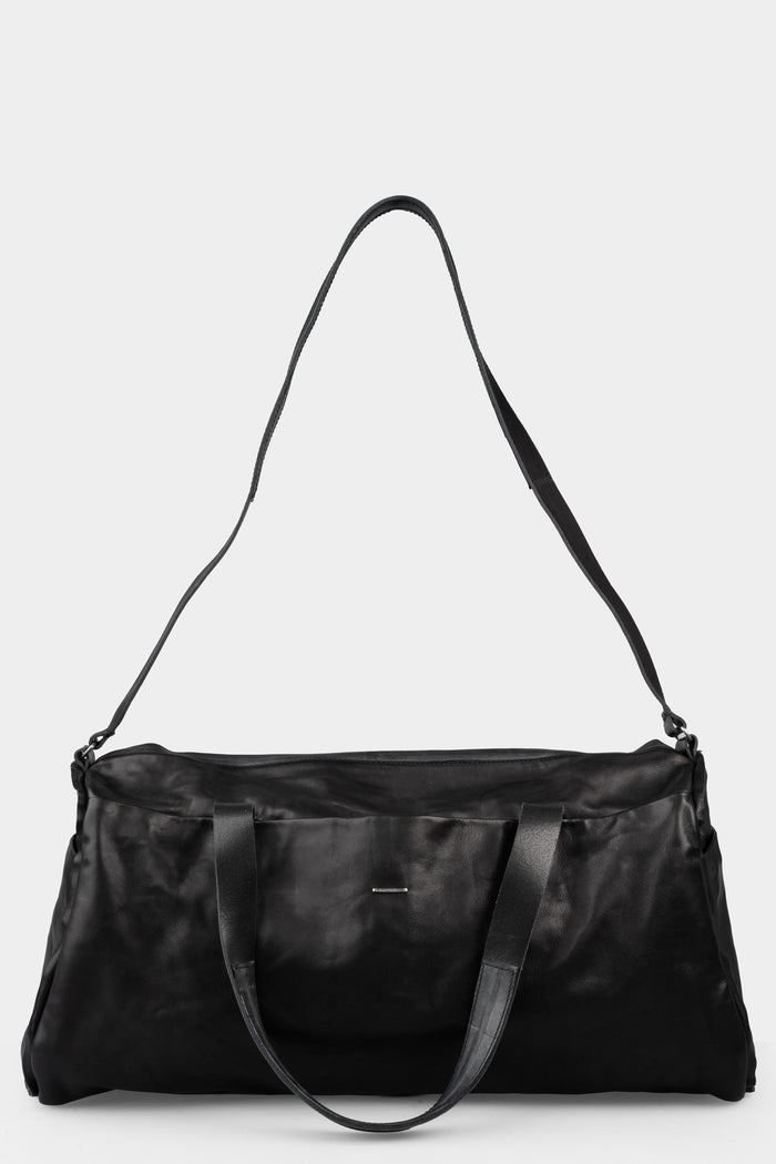 Daniele Basta | AW25 - Large leather duffle bag, CROP GR