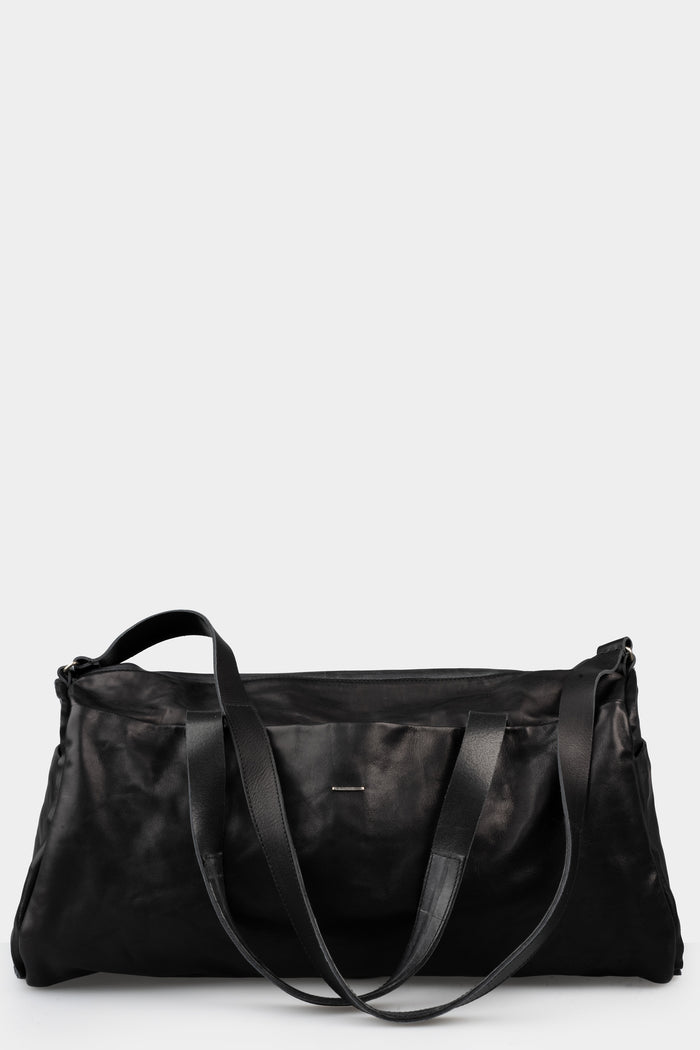 Daniele Basta | AW25 - Large leather duffle bag, CROP GR