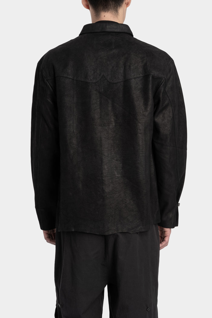 Professor. E | " Forgotten materials" Leather shirt 25FW-PE-FM-14