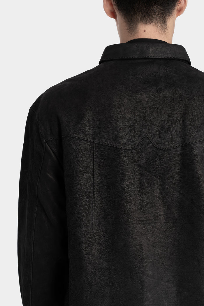 Professor. E | " Forgotten materials" Leather shirt 25FW-PE-FM-14