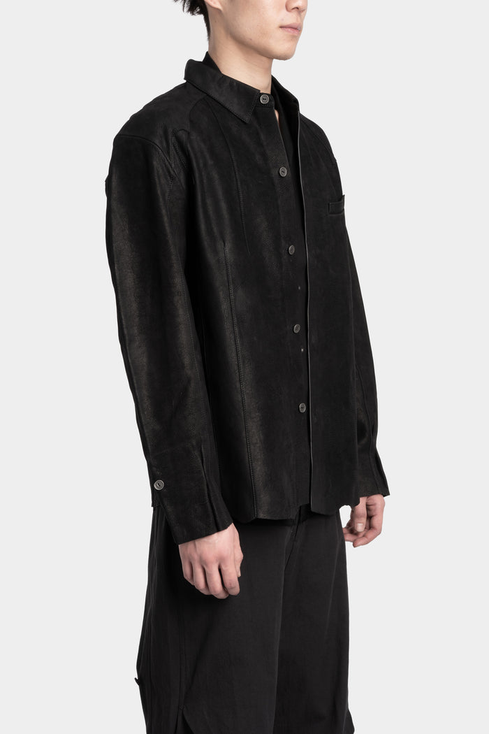 Professor. E | " Forgotten materials" Leather shirt 25FW-PE-FM-14