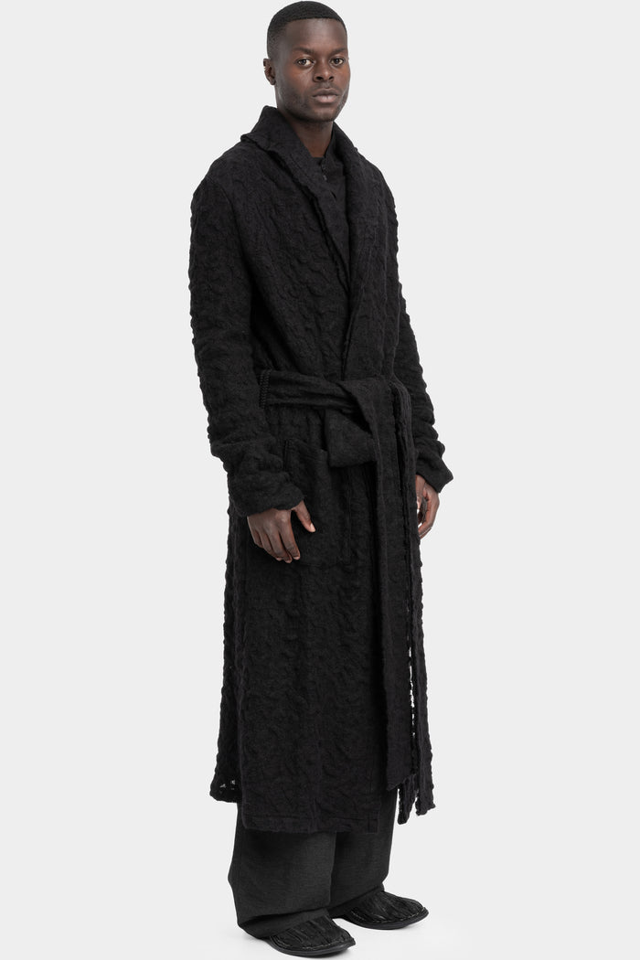 NostraSantissima | AW25 - Long wool knit cardigan WM134