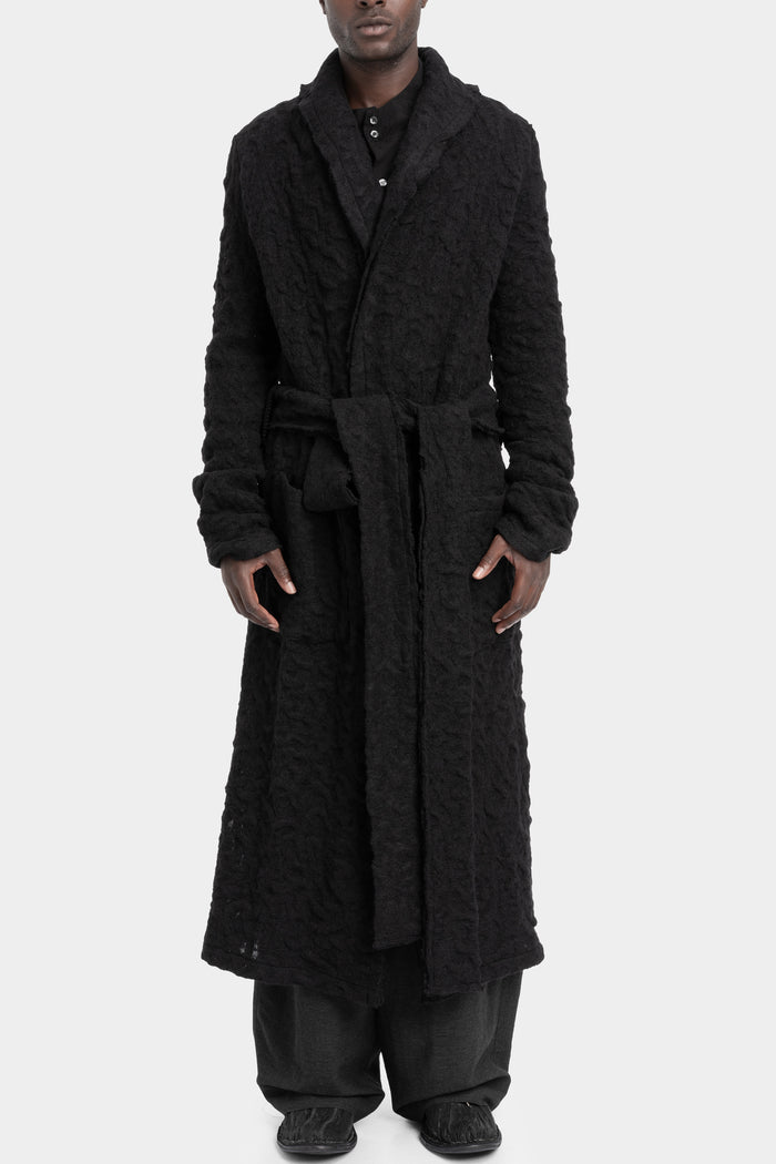 NostraSantissima | AW25 - Long wool knit cardigan WM134