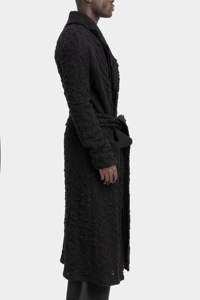 NostraSantissima | AW25 - Long wool knit cardigan WM134