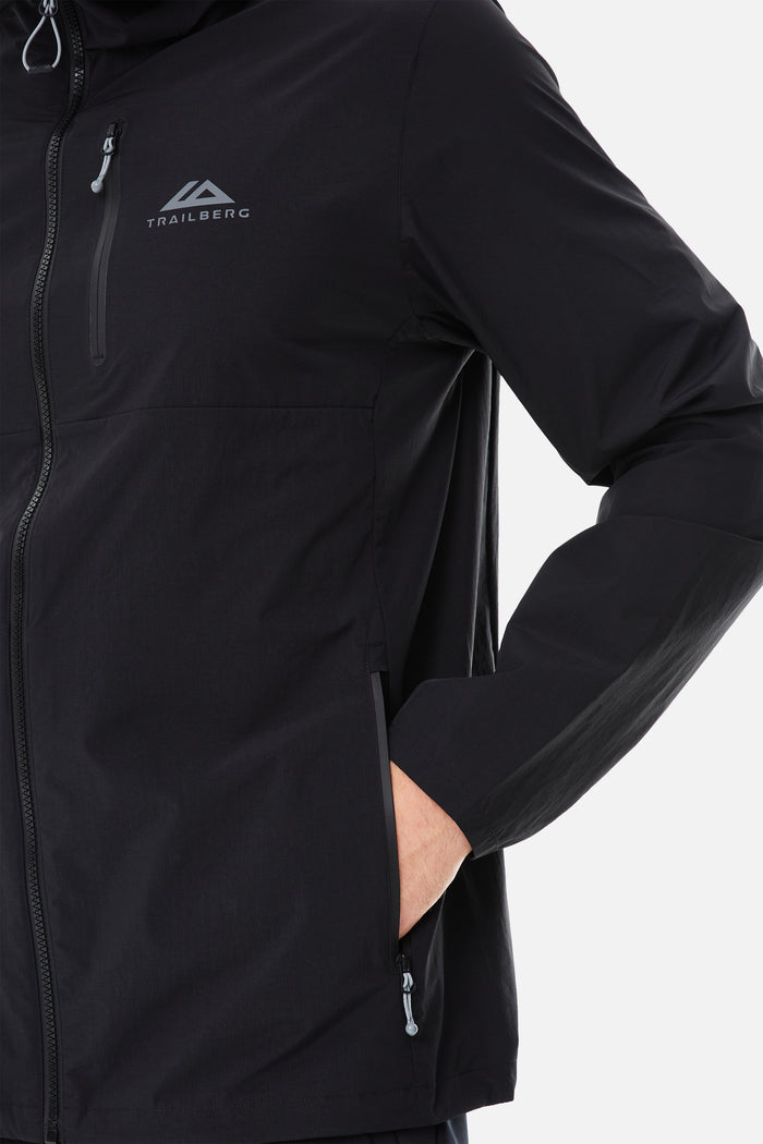 Longitude Shell Jacket - Black
