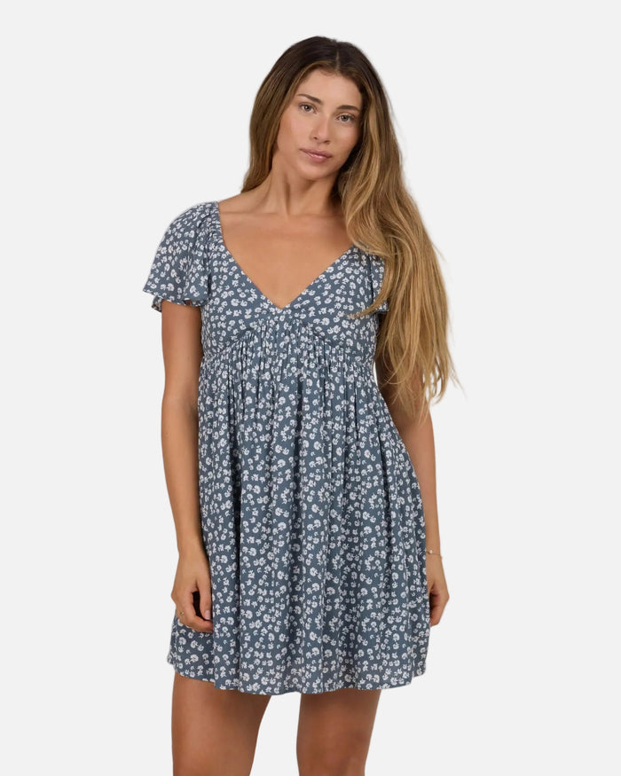 Salty crew SKIRT/DRESS Mainland Dress - Fin Blue in FIN BLUE