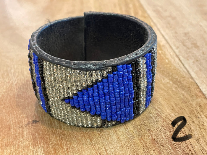Masai Bracelet - cuff on vegan leather