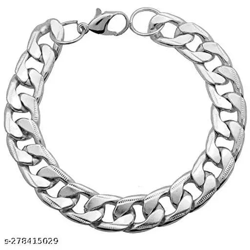 MC Brushed SS Chain Bracelet Medium: Features:

Motorcycle Chain Link Bracelet
Brushed Stainless Steel
Approximate 1/2 inches