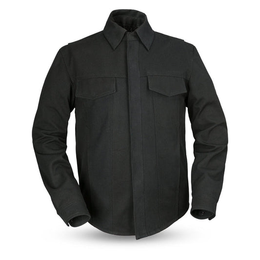 Men's Mercer Canvas Shirt: The Mercer is a true over shirt - crafted from our Heavy Hitter canvas, this shirt could go from d