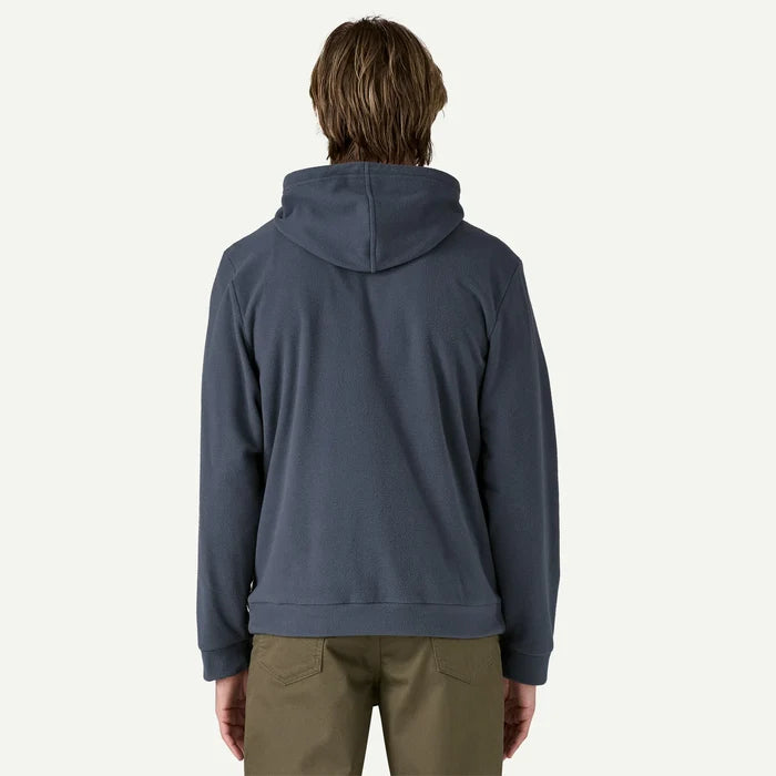 Men's Micro D Fleece Hoody - Smolder Blue