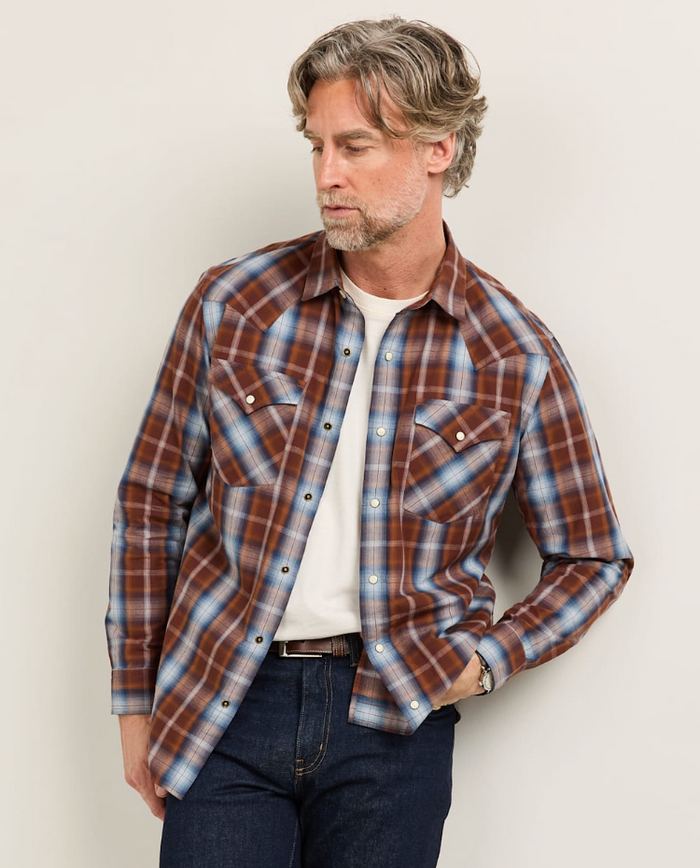 Men's Plaid Canyon Cotton Shirt
