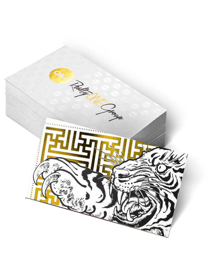Metallic Business Cards - The Lemon Print & Design Studio