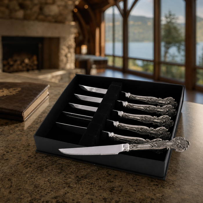 Mighty Oak Steak Knife Set 2