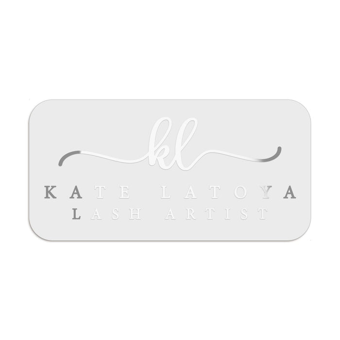 35 Labels / Silver Foil