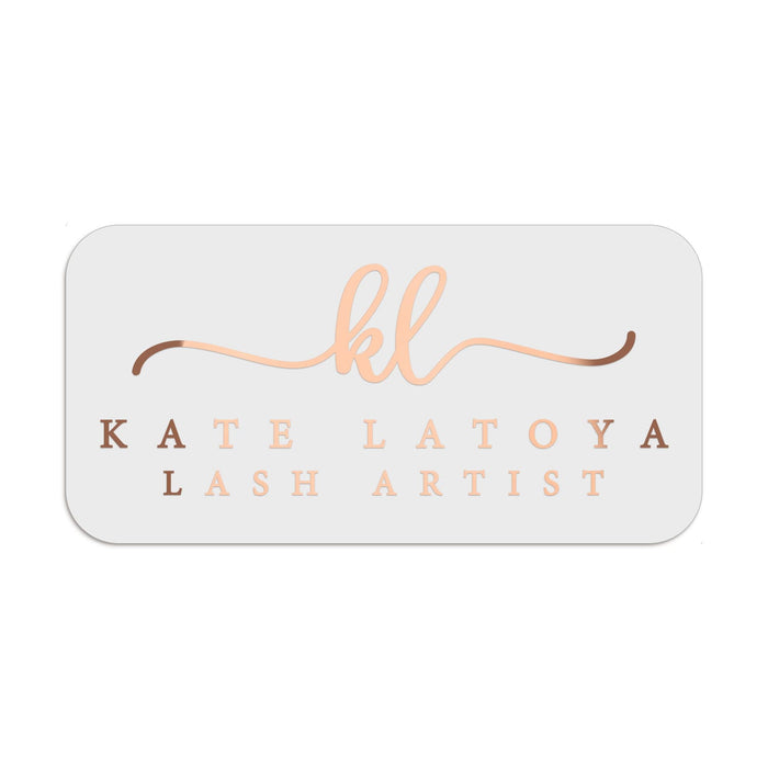 35 Labels / Rose Gold Foil