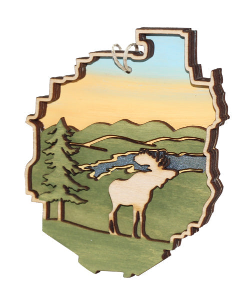 Moose Ornament