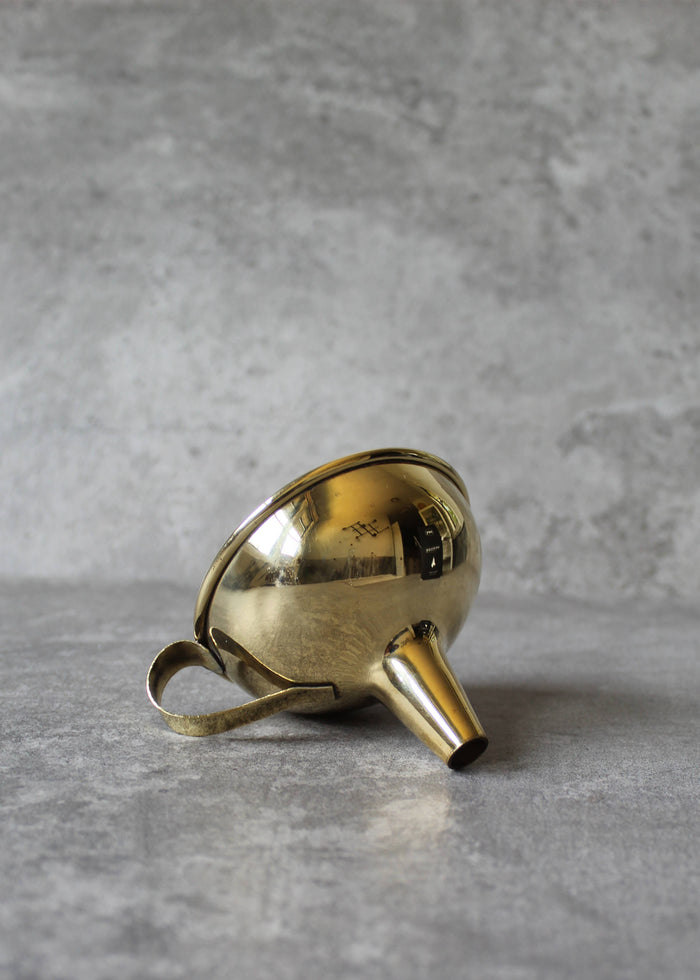 Murchison-Hume Solid Brass Funnel
