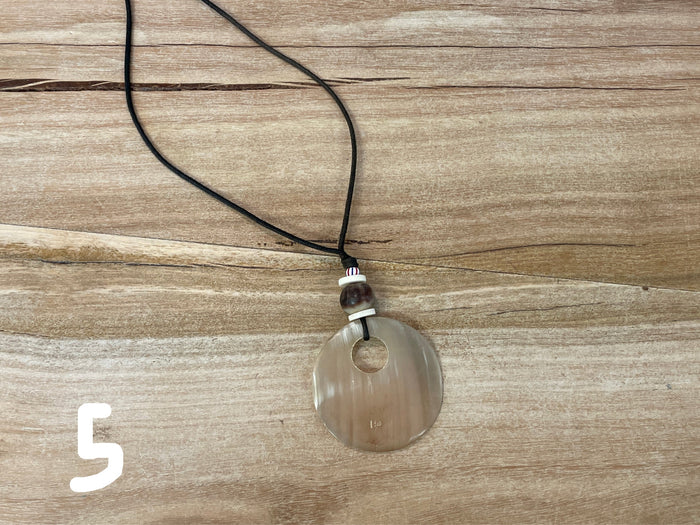 Necklace - Cowhorn Pendant