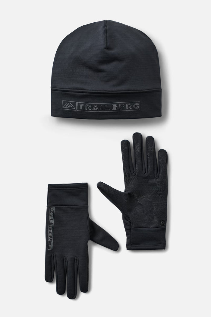 Nova Toque/Glove Set - Black