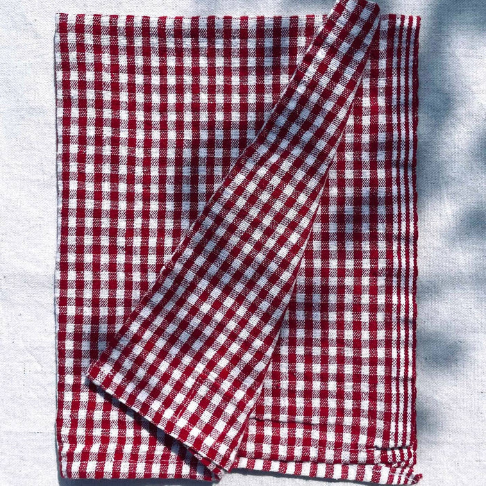 Organic Cotton Gingham Towel