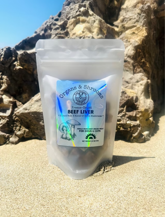 Organs & Shrooms Freeze-Dried Dog Treats