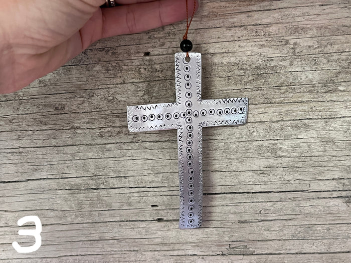 Ornament - Tin Heart, Star or Cross
