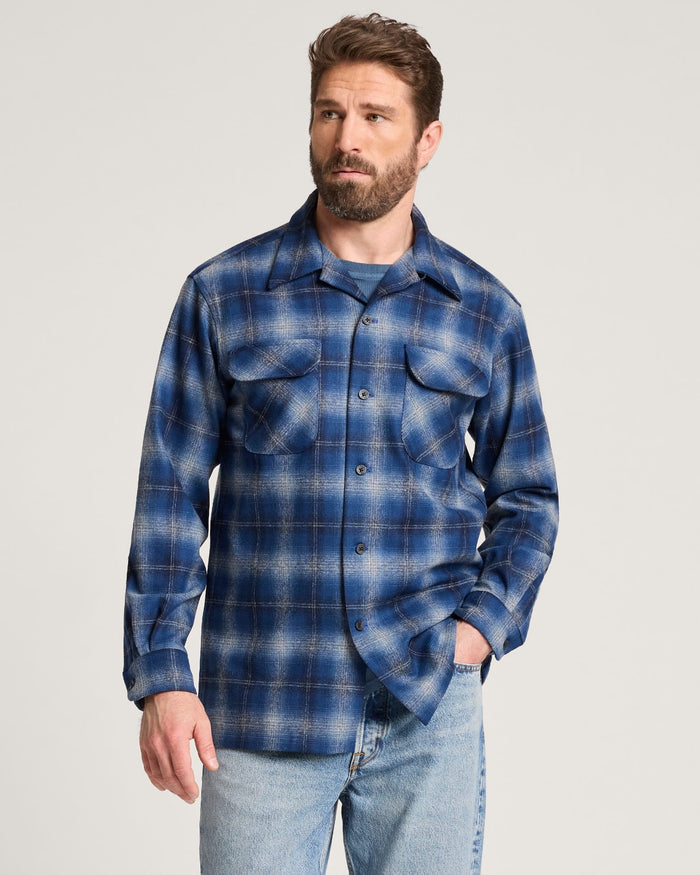 Pendleton Board Shirt - Navy Ombre