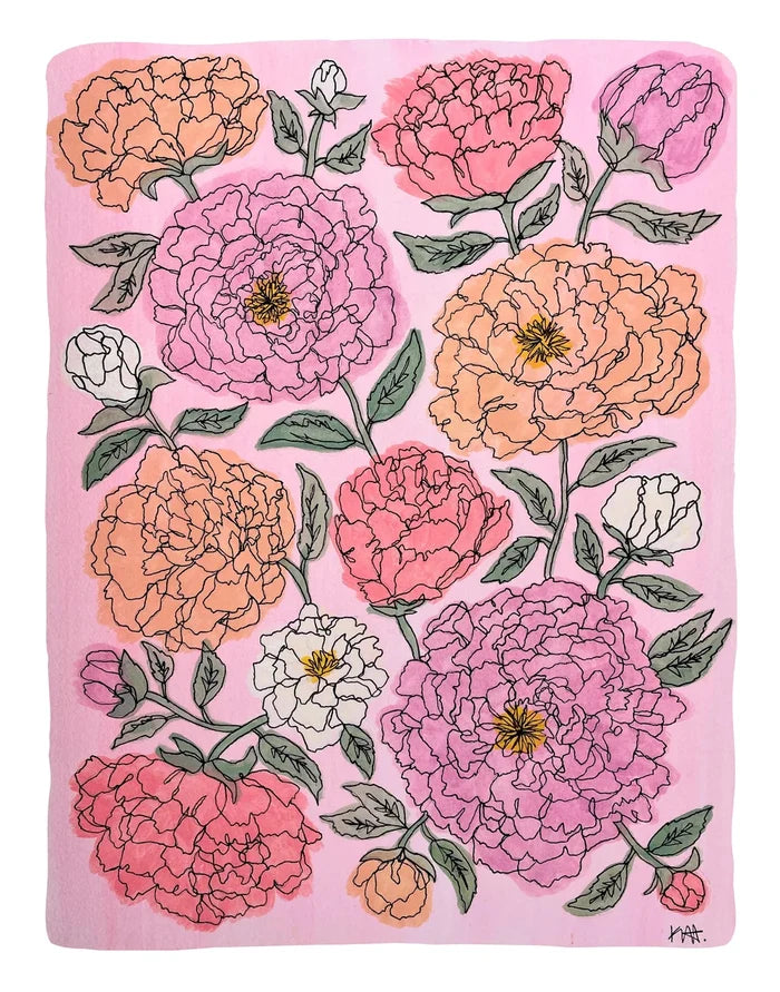 Peonies Print