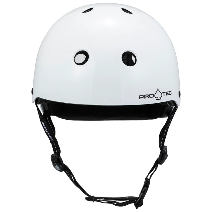 Pro-Tec Low Pro Certified Helmet gloss white pure boardshop