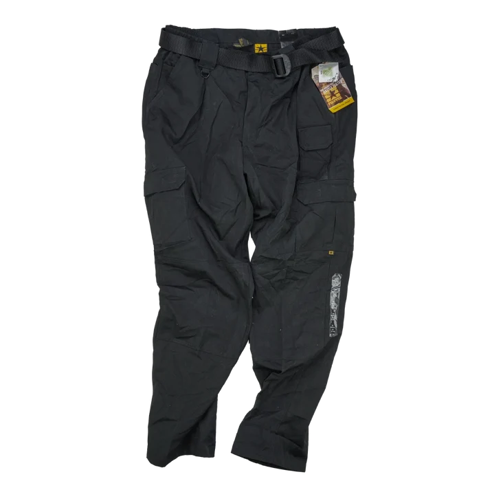Propper Black Tactical Trousers with Belt - 42x36, XLarge - Army & Outdoors - Combat Trousers