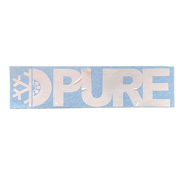 PURE FW Block Die Cut Sticker - Pure Boardshop