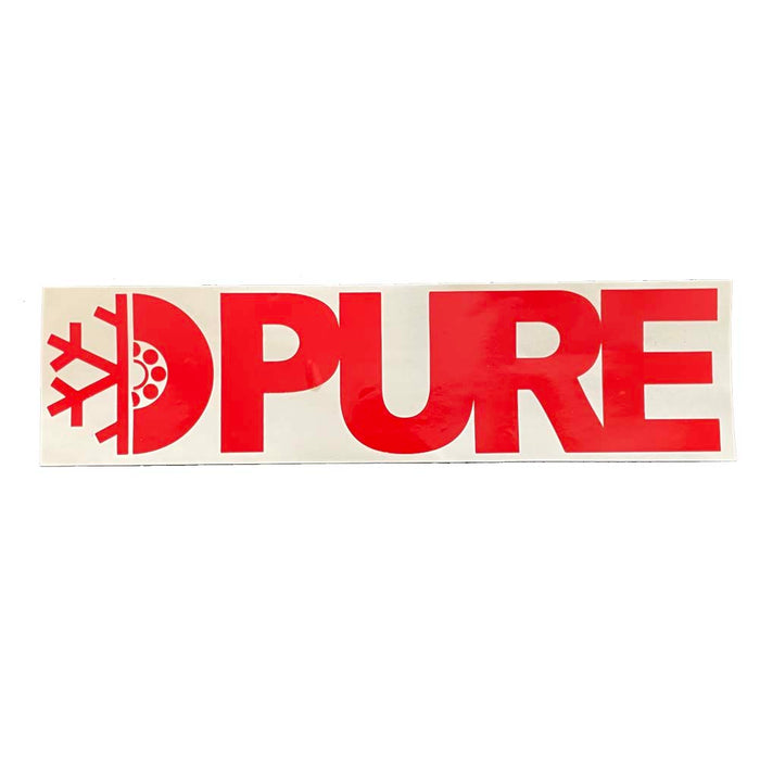 PURE FW Block Die Cut Sticker - Pure Boardshop
