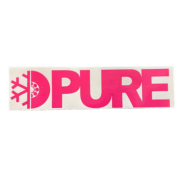 PURE FW Block Die Cut Sticker - Pure Boardshop