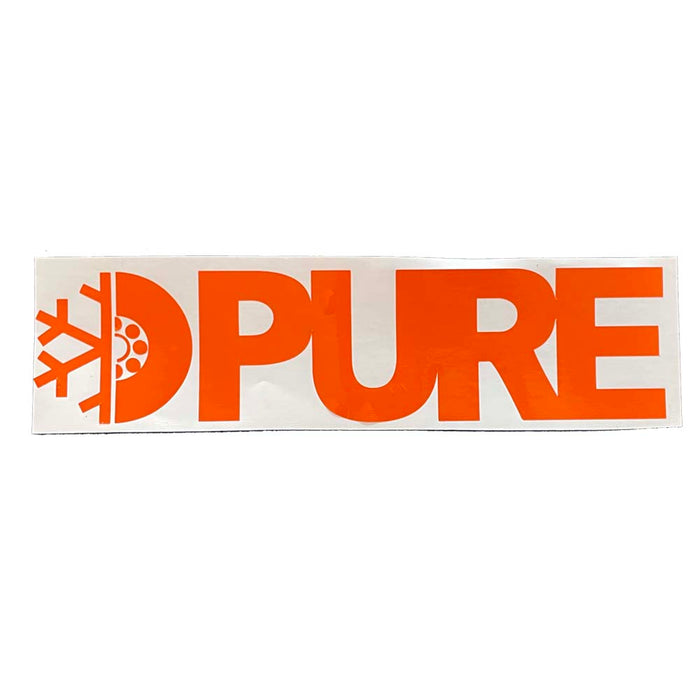 PURE FW Block Die Cut Sticker - Pure Boardshop