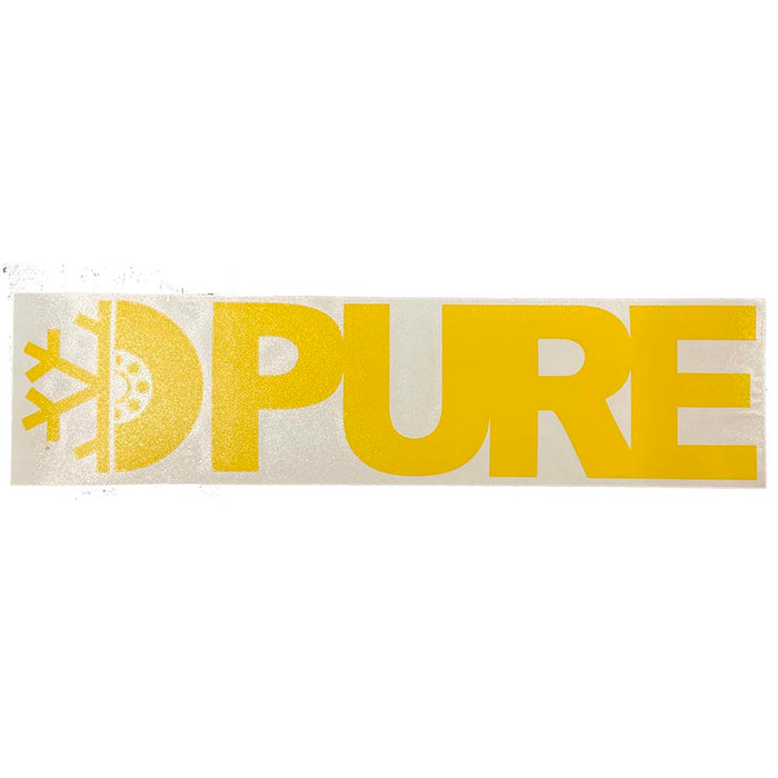 PURE FW Block Die Cut Sticker - Pure Boardshop