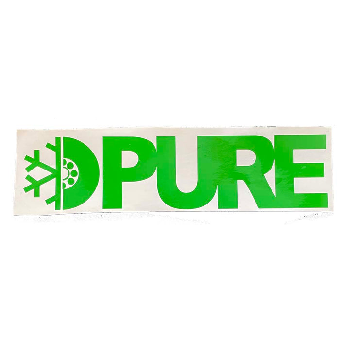 PURE FW Block Die Cut Sticker - Pure Boardshop