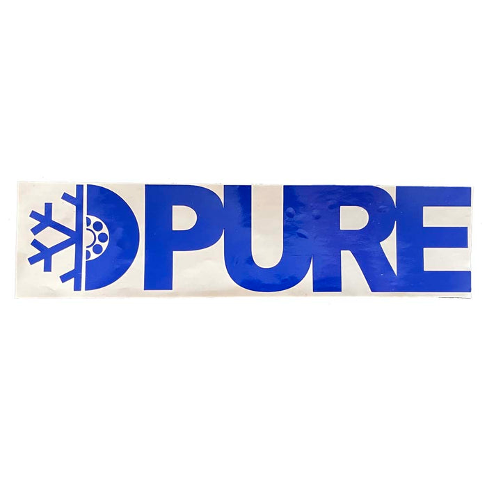 PURE FW Block Die Cut Sticker - Pure Boardshop