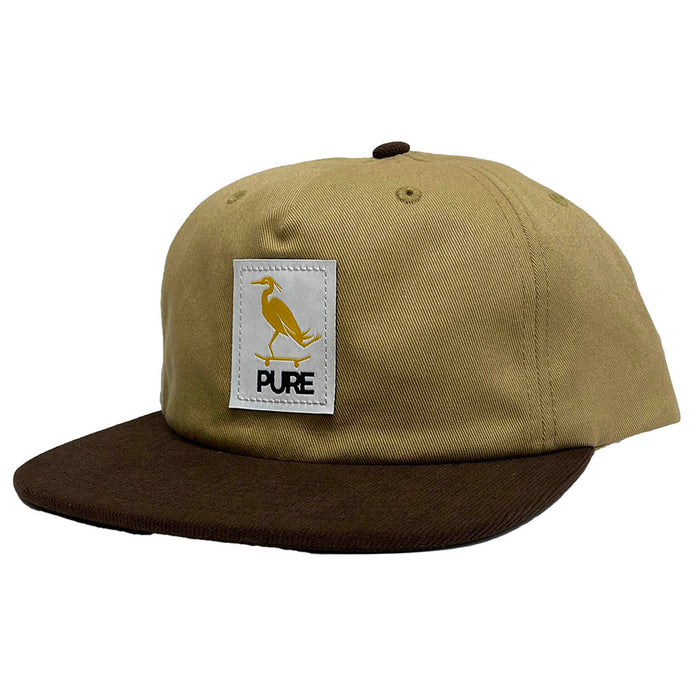 Pure Hartt Cord Combo Strapback Hat Cornstalk/Brown pure boardshop