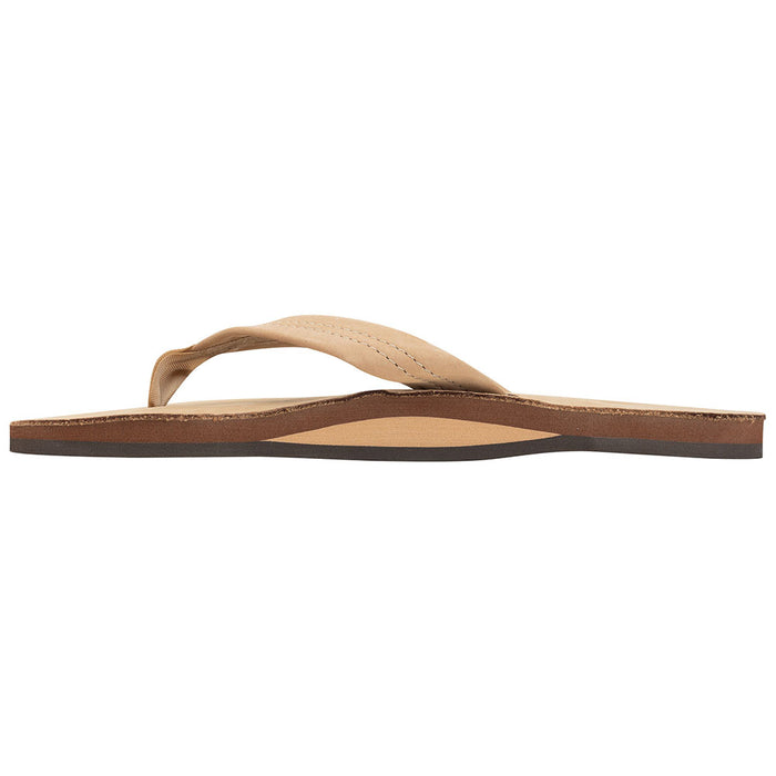Rainbow Single Layer Premium Leather Women's Flip Flop sierra brown pure boardshop