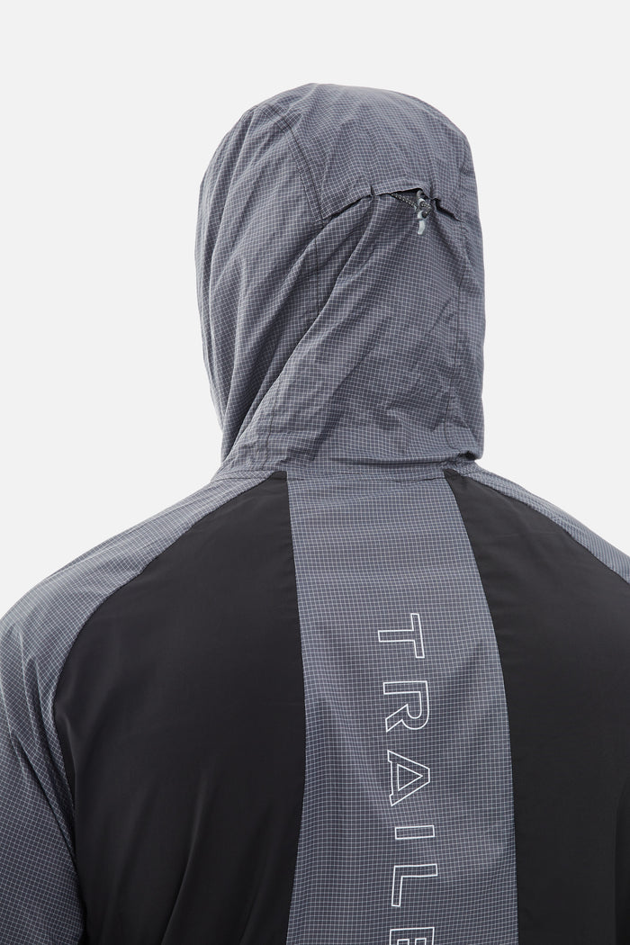 Rapid Grid 2.0 Windbreaker - Black/Volcano Grey