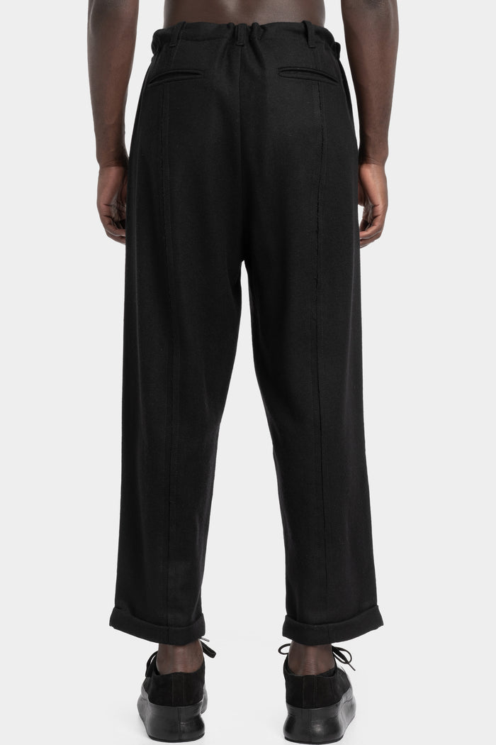 Andrea Ya'aqov | AW25 - Cropped wool blend pants, 25MSAP46B