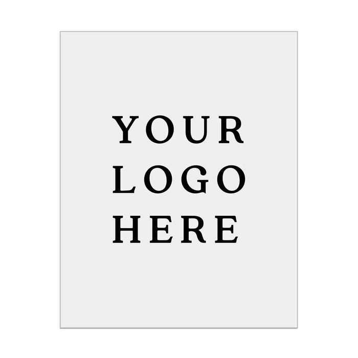 Rectangular Clear Custom Logo Sticker for Branding & Product Labeling - XOXOKristen