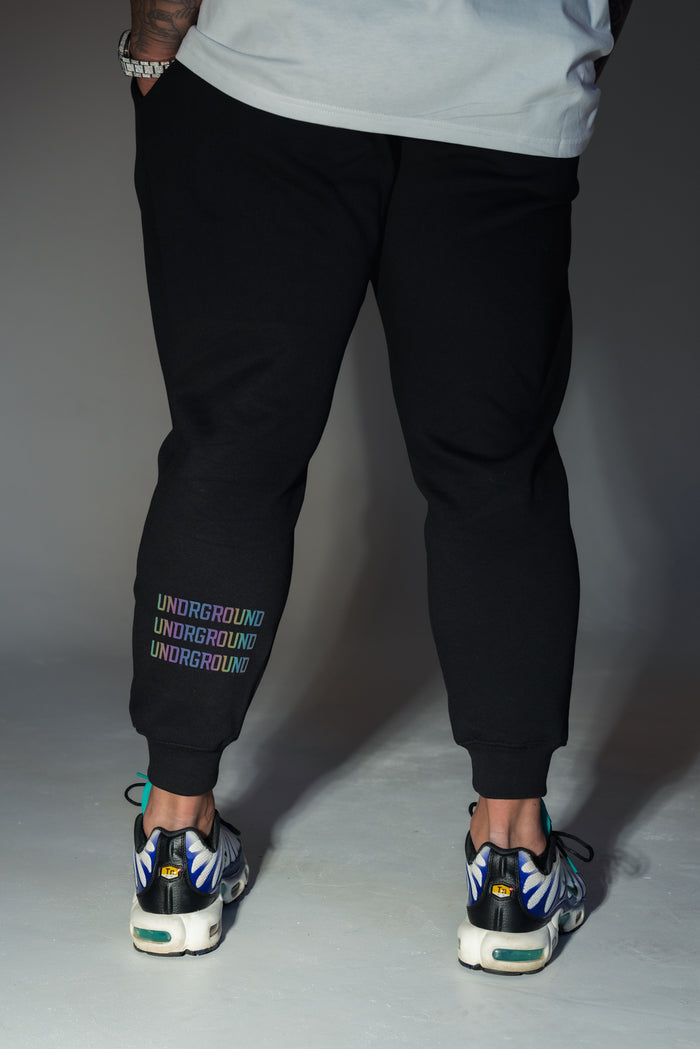 Reflective Tapered Joggers