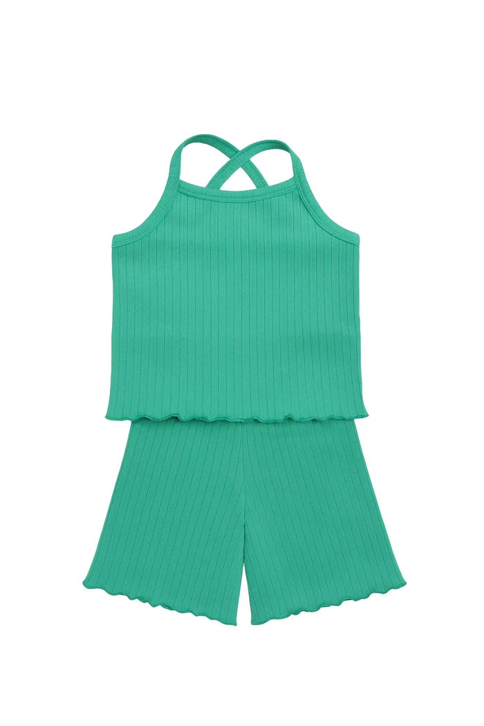 Ribbed Knit Lounge Set