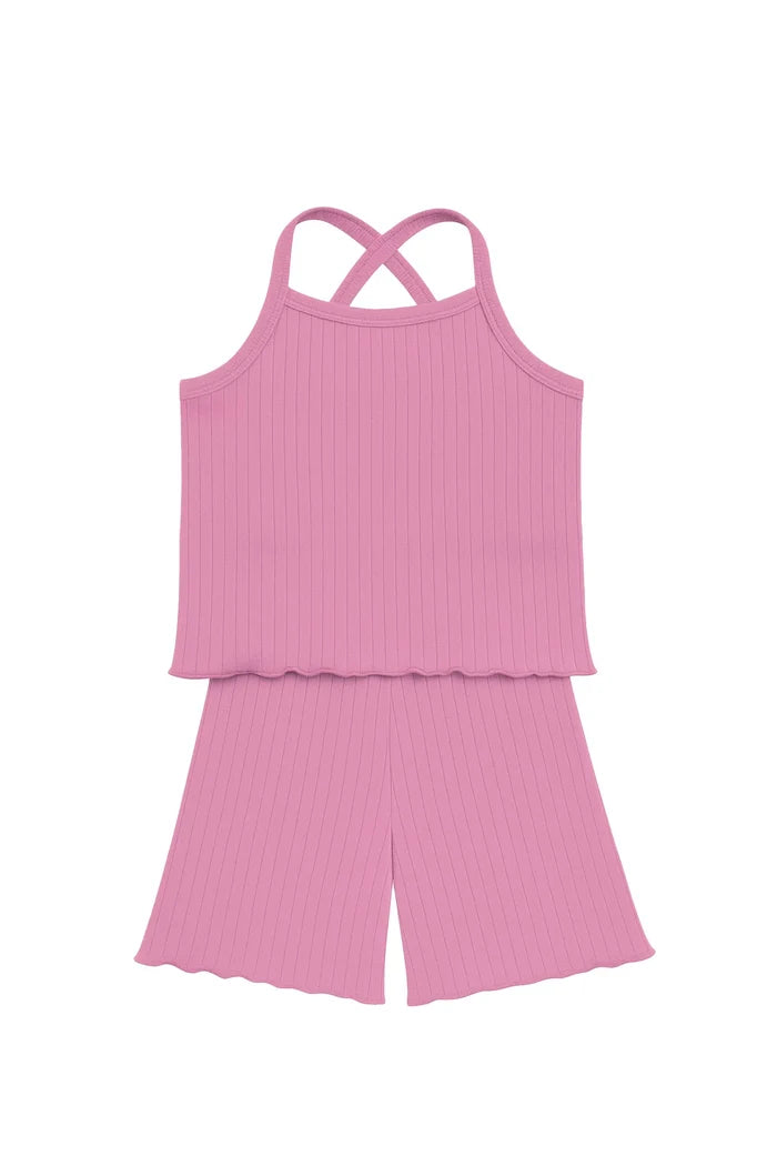 Ribbed Knit Lounge Set