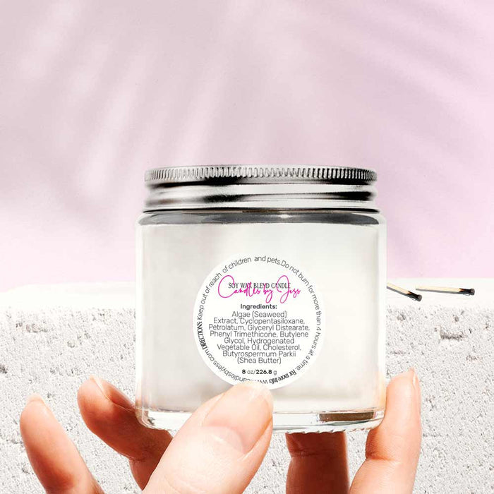 Round Cosmetic Ingredients Labeling Sticker - XOXOKristen