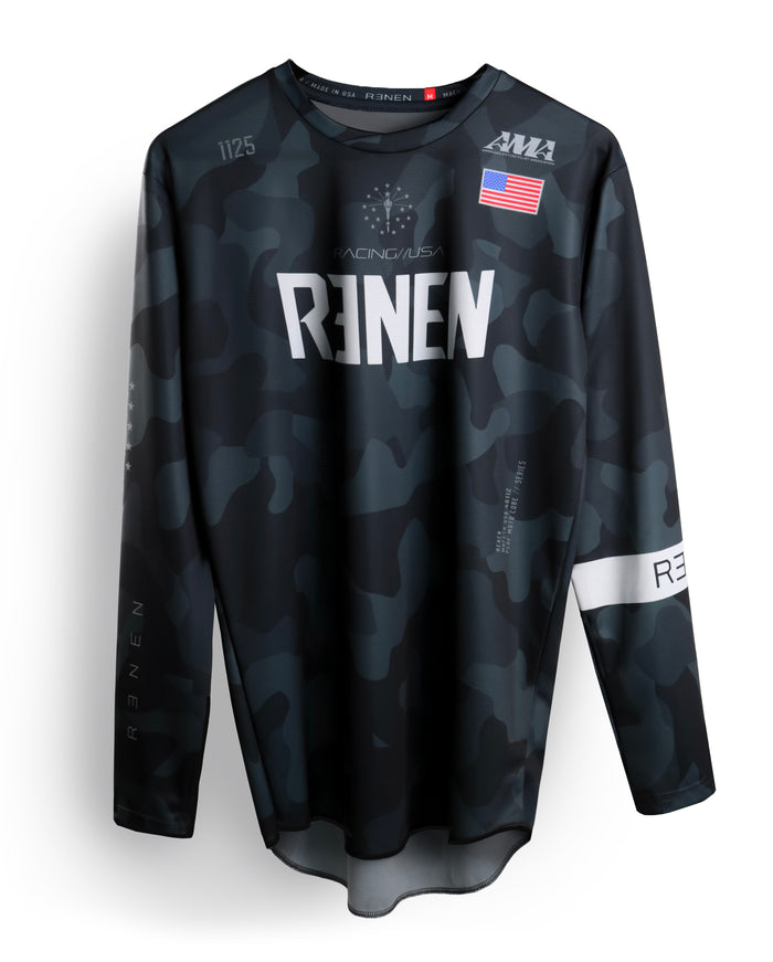 S1125 "BLACK CAMO" Jersey (customizable)