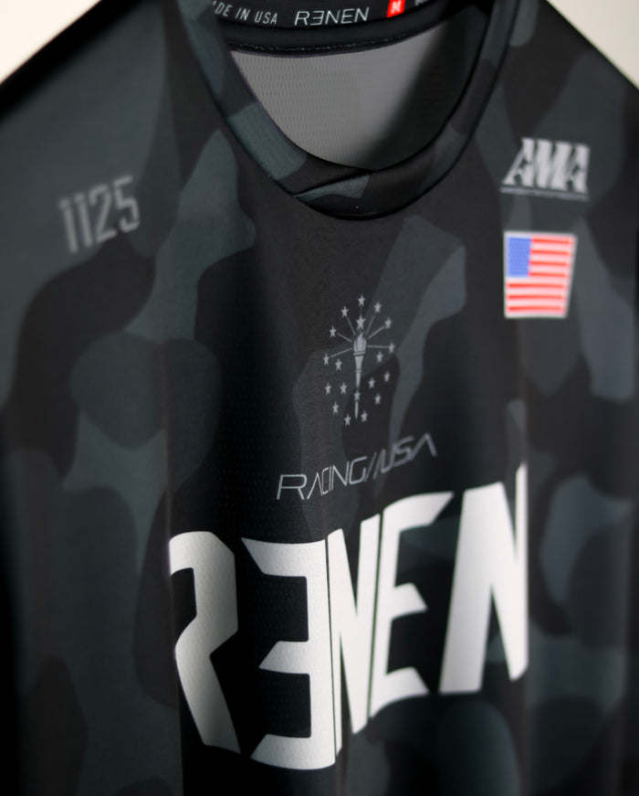 S1125 "BLACK CAMO" Jersey (customizable)