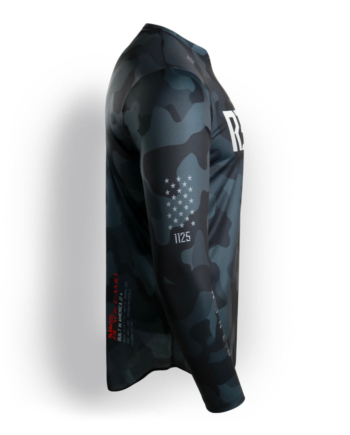 S1125 "BLACK CAMO" Jersey (customizable)